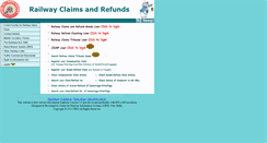 Desktop Screenshot of claims.indianrail.gov.in