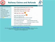 Tablet Screenshot of claims.indianrail.gov.in
