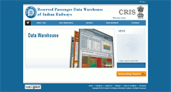 Desktop Screenshot of dw.indianrail.gov.in